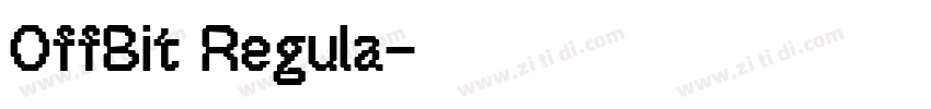 OffBit Regula字体转换